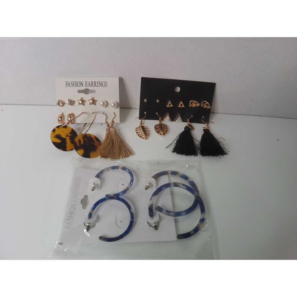 14 Pairs Of Earrings